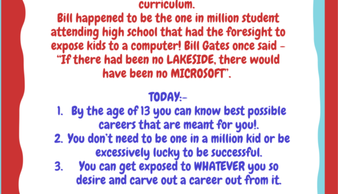 If you are 13 years then its time for you to start your counseling