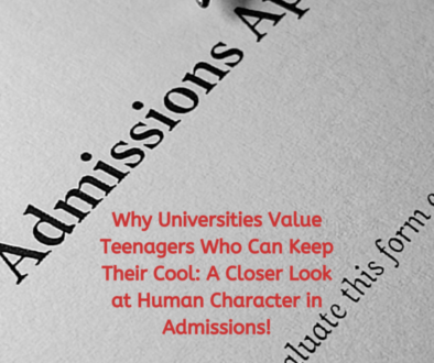 Human Character in Admissions Human Character in Admissions